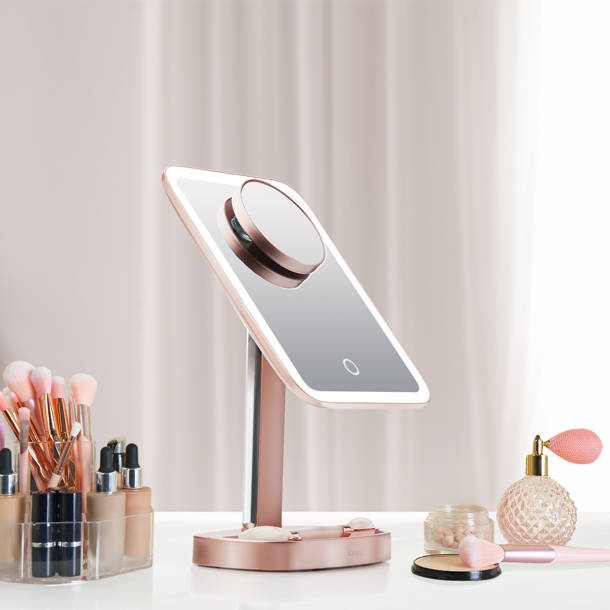 Fancii Modern Lighted Magnifying Makeup Mirror & Reviews Wayfair